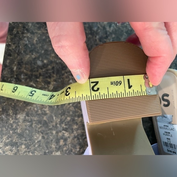 🌟HP🌟 LILAC LAVENDER Chunky Heel Mules Clogs Platform Summer Spring Picnic 90s - Picture 15 of 16